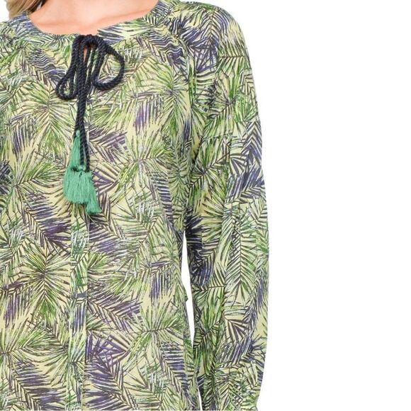 RAJ L.A Women’s Elisa Printed Dress in the Size Large in Sea Green/Eminence - Picture 5 of 6